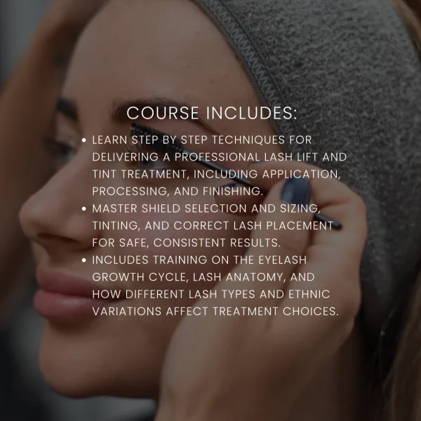 Online Lash Lift and Tint Course