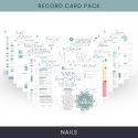 Nail Record Card Pack Nail Record Card Pack