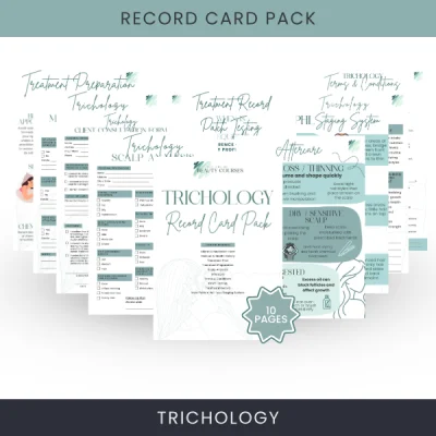 Trichology Trichology Record Card Pack