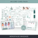 Menopause Massage Record Card Pack