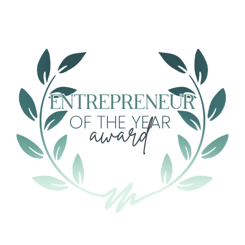 Entrepreneur of the Year award badge