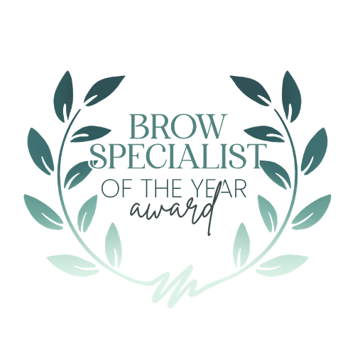 Brow Specialist of the Year award badge